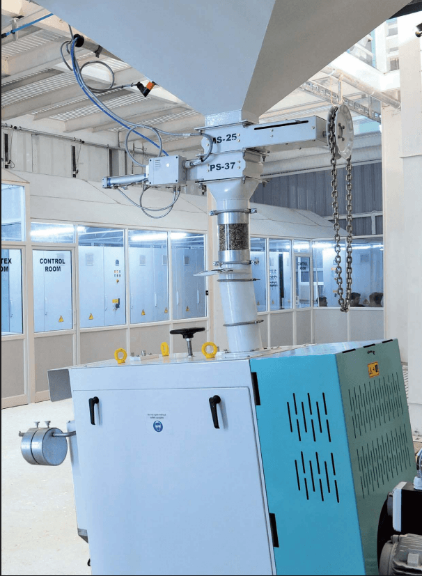SORTEX processing equipment and control room at our facility